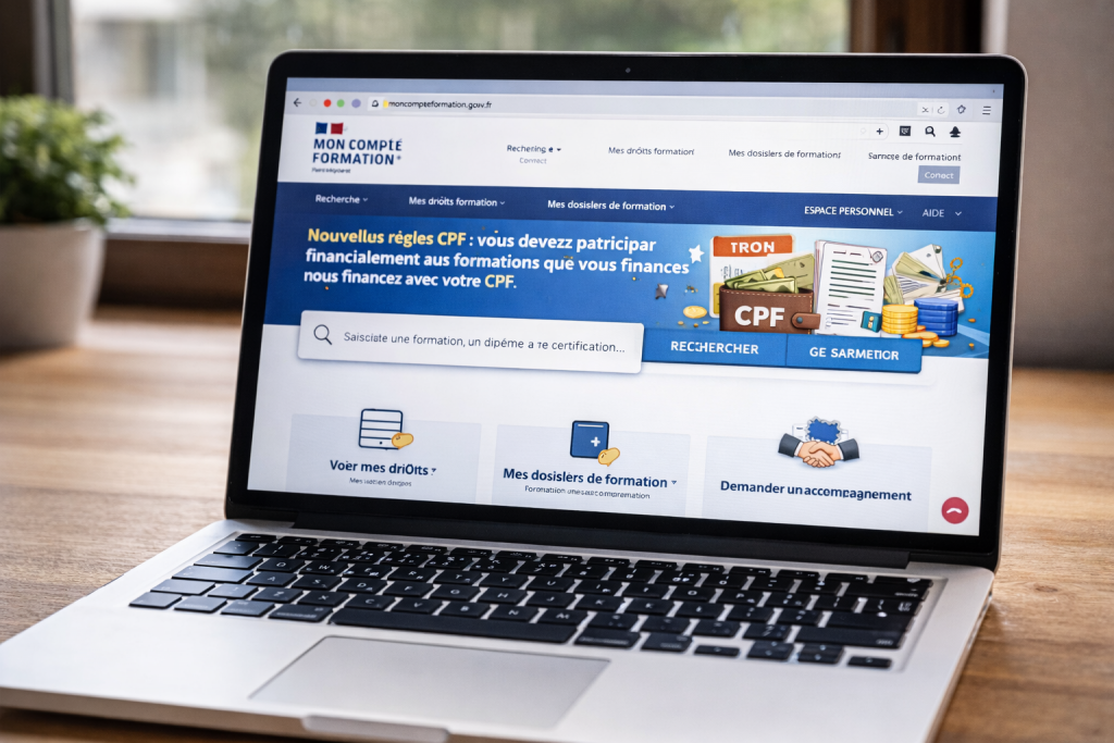 NEWS: Actualités – Évolution des modalités de financement CPF